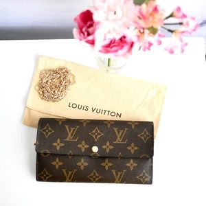 🛍Louis Vuitton Sarah Mongram Wallet MB1012
